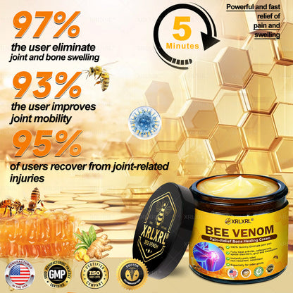 XRLXRL® Bee Venom Pain-Relief Bone Healing Cream🏃‍♀️🏃‍♀️(Specially for older adults)